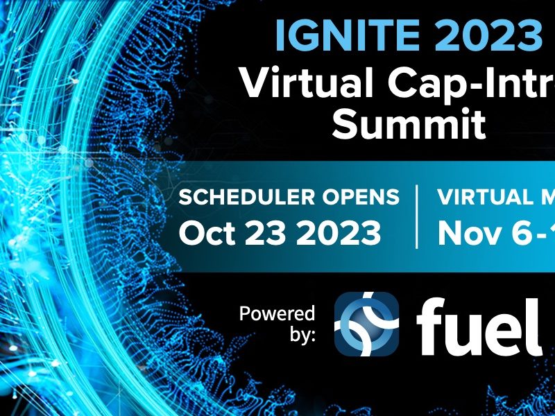 Announcing Ignite 2023 – Virtual Cap-Intro Summit